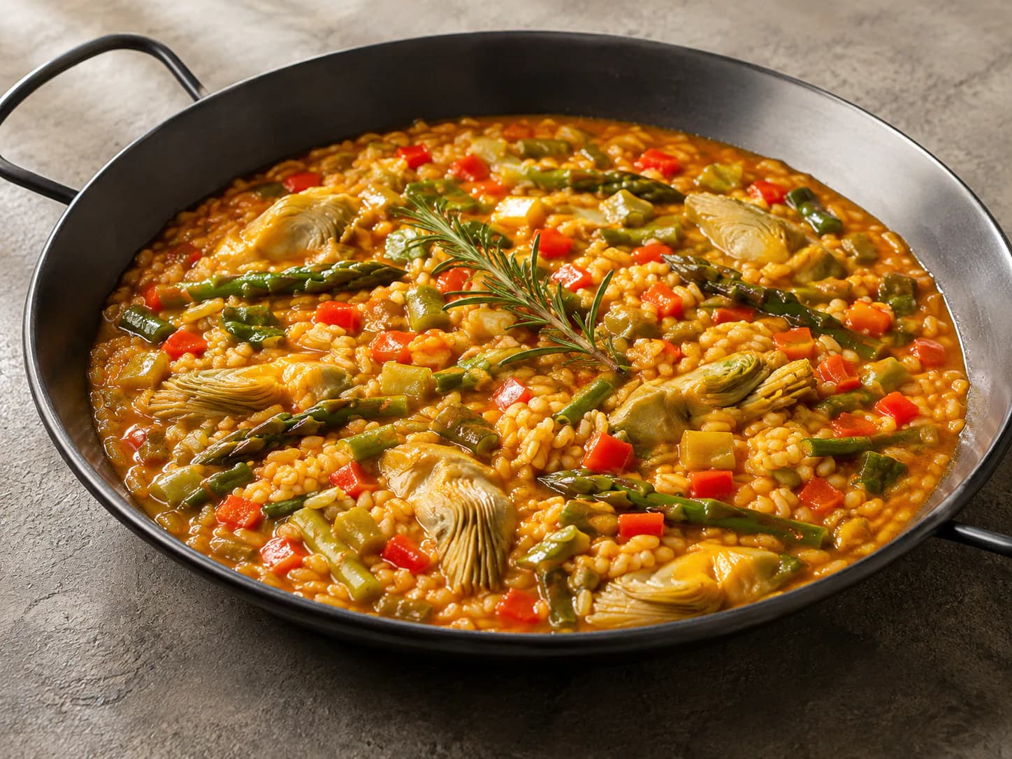 Arroz cremoso de legumes da época
